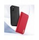 Dux Ducis Hivo Läder Flip Cover Plånbok i äkta läder för kort och dokument Samsung Galaxy S22 + (S22 Plus) Blå