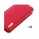 Dux Ducis Hivo Läder Flip Cover Plånbok i äkta läder för kort och dokument Samsung Galaxy S22 + (S22 Plus) Röd