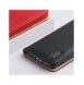 Dux Ducis Hivo Läder Flip Cover Plånbok i äkta läder för kort och dokument Samsung Galaxy S22 + (S22 Plus) Röd