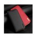 Dux Ducis Hivo Läder Flip Cover Plånbok i äkta läder för kort och dokument Samsung Galaxy S22 + (S22 Plus) Röd