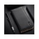Dux Ducis Hivo Läder Flip Cover Plånbok i äkta läder för kort och dokument Samsung Galaxy S22 Ultra Black