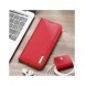 Dux Ducis Hivo Läder Flip Cover Plånbok i äkta läder för kort och dokument Samsung Galaxy S22 Ultra Red