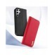 Dux Ducis Hivo Läder Flip Cover Plånbok i äkta läder för kort och dokument Samsung Galaxy S22 Ultra Red