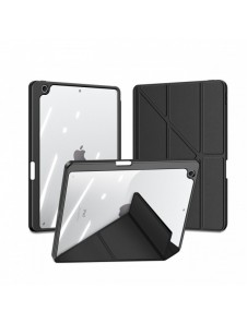 Dux Ducis Magi-fodral för iPad 10.2'' 2021/2020/2019 smart skal med stativ och förvaring för Apple Pencil svart