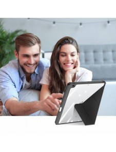 Dux Ducis Magi-fodral för iPad 10.2'' 2021/2020/2019 smart skal med stativ och förvaring för Apple Pencil svart