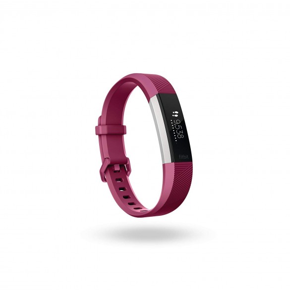 Fitbit Alta HR Aktivitet & Fitness Tracker med hjärtfrekvens - Fuchsia Large