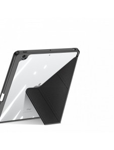 Dux Ducis Magi-fodral för iPad 10.2'' 2021/2020/2019 smart skal med stativ och förvaring för Apple Pencil svart