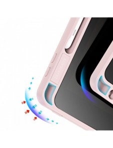 Dux Ducis Magi-fodral för iPad 10.9'' 2022 (10 gen.) skal med pennhållare smart skalställ rosa
