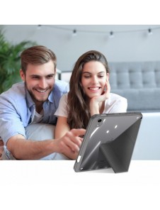 Dux Ducis Magi fodral för iPad mini 2021 smart skal med stativ och förvaring för Apple Pencil grå