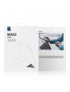 Dux Ducis Magi fodral för iPad mini 2021 smart skal med stativ och förvaring för Apple Pencil grå