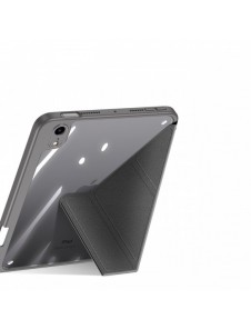 Dux Ducis Magi fodral för iPad mini 2021 smart skal med stativ och förvaring för Apple Pencil grå