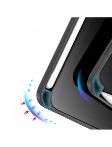 Dux Ducis Magi fodral för iPad mini 2021 smart skal med stativ och förvaring för Apple Pencil grå