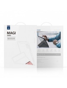 Dux Ducis Magi fodral för iPad mini 2021 smart skal med stativ och förvaring för Apple Pencil rosa