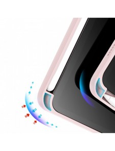 Dux Ducis Magi fodral för iPad mini 2021 smart skal med stativ och förvaring för Apple Pencil rosa