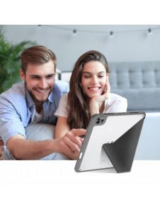 Dux Ducis Magi Fodral för iPad Pro 11'' 2022/2021/2020/2018 Smart Cover med ställ och förvaring för Apple Pencil Grey