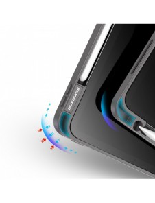 Dux Ducis Magi Fodral för iPad Pro 11'' 2022/2021/2020/2018 Smart Cover med ställ och förvaring för Apple Pencil Grey