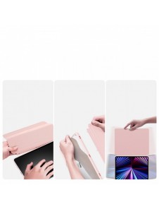Dux Ducis Magi Fodral för iPad Pro 11'' 2022/2021/2020/2018 Smart Cover med ställ och förvaring för Apple Pencil Rosa