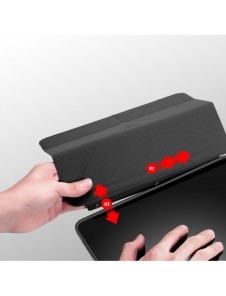 Dux Ducis Magi Fodral för iPad Pro 11'' 2022/2021/2020/2018 Smart Cover med ställ och förvaring för Apple Pencil Rosa