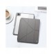 Dux Ducis Magi Fodral för iPad Pro 12,9 tum 2021/2020/2018 Smart Cover Fodral med ställ och förvaring för Apple Pencil Grey