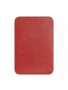 Dux Ducis Magnetic Leather Wallet magnetisk plånbok MagSafe för iPhone RFID blocker röd
