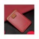 Dux Ducis Magnetic Leather Wallet magnetisk plånbok MagSafe för iPhone RFID blocker röd