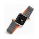 Dux Ducis Magnetrem Apple Watch Ultra Magnetic Armband Grå Orange Armband (Kedjeversion)