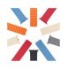 Dux Ducis Magnetrem Apple Watch Ultra Magnetic Armband Grå Orange Armband (Kedjeversion)
