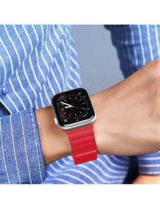 Dux Ducis Magnetrem Apple Watch Ultra Magnetic Armband Armband Röd (Kedjeversion)