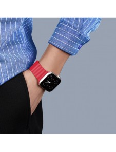 Dux Ducis Magnetrem Apple Watch Ultra Magnetic Armband Armband Röd (Kedjeversion)
