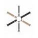 Dux Ducis magnetrem för klocka 9 / 8 / 7 / 6 / 5 / 4 / 3 / 2 / SE (38 / 40 / 41 mm) magnetband svart (Milanesisk version)