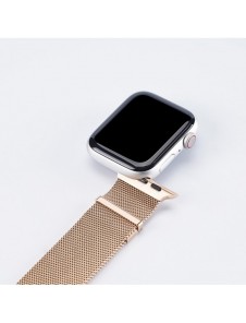 Dux Ducis Magnetic Strap Watch 7 Band 7/6/5/4/3/2 / SE (45/44 / 42mm) Magnetic Band Gold (Milanesisk version)