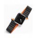 Dux Ducis Magnetic Strap Watch Arm 7/6/5/4/3/2 / SE (41/40 / 38mm) Magnetic Band Svart / Orange (Kedjeversion)