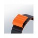 Dux Ducis Magnetic Strap Watch Arm 7/6/5/4/3/2 / SE (41/40 / 38mm) Magnetic Band Svart / Orange (Kedjeversion)