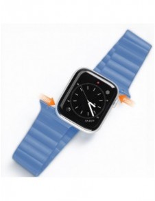 Dux Ducis Magnetic Strap Klockarmband 7/6/5/4/3/2 / SE (41/40 / 38mm) Magnetic Band Blue (Kedjeversion)