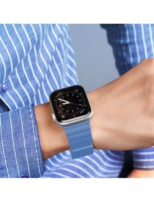 Dux Ducis Magnetic Strap Klockarmband 7/6/5/4/3/2 / SE (41/40 / 38mm) Magnetic Band Blue (Kedjeversion)