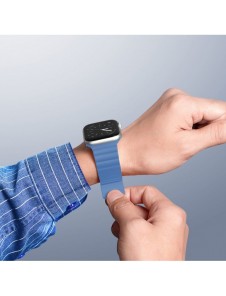 Dux Ducis Magnetic Strap Klockarmband 7/6/5/4/3/2 / SE (41/40 / 38mm) Magnetic Band Blue (Kedjeversion)