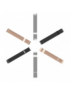 Dux Ducis Magnetic Armband Armband för Samsung Galaxy Watch / Huawei Watch / Honor Watch (20 mm band) Magnetisk Armband Svart