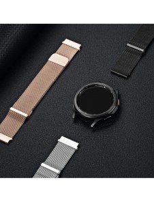 Dux Ducis Magnetic Armband Armband för Samsung Galaxy Watch / Huawei Watch / Honor Watch (20 mm band) Magnetisk Armband Svart