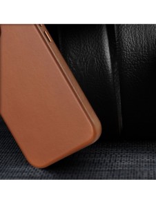 Dux Ducis Naples fodral för iPhone 13 läderfodral (MagSafe-kompatibelt) brunt