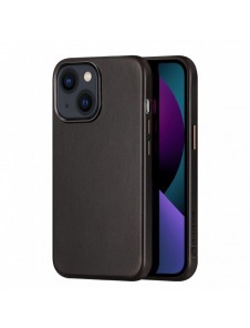 Dux Ducis Naples fodral för iPhone 13 läderfodral (MagSafe-kompatibelt) mörkbrunt