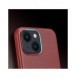 Dux Ducis Naples fodral för iPhone 13 läderfodral (MagSafe-kompatibelt) rött