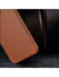 Dux Ducis Naples fodral för iPhone 13 Pro läderfodral (MagSafe-kompatibelt) brunt