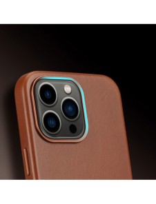 Dux Ducis Naples fodral för iPhone 13 Pro läderfodral (MagSafe-kompatibelt) brunt