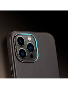 Dux Ducis Naples Fodral för iPhone 13 Pro Max Läderfodral (MagSafe-kompatibelt) Mörkbrun