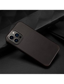 Dux Ducis Naples Fodral för iPhone 13 Pro Max Läderfodral (MagSafe-kompatibelt) Mörkbrun