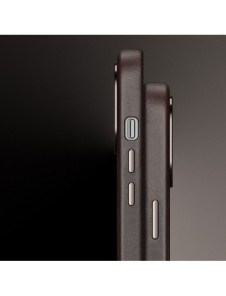 Dux Ducis Naples Fodral för iPhone 13 Pro Max Läderfodral (MagSafe-kompatibelt) Mörkbrun
