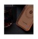 Dux Ducis Naples fodral för iPhone 14 Pro magnetiskt läderfodral MagSafe brun