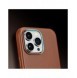 Dux Ducis Naples fodral för iPhone 14 Pro Max magnetiskt läderfodral MagSafe brun