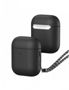 Dux Ducis Plen fodral för AirPods 2 / AirPods 1 hörlursfodral svart