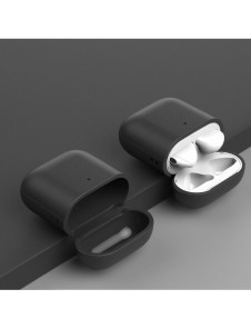 Dux Ducis Plen fodral för AirPods 2 / AirPods 1 hörlursfodral svart